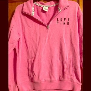 PINK Quarter Zip Sweatshirt